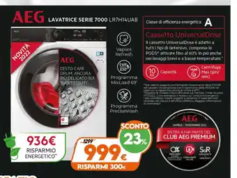 Iperal AEG Lavatrice Serie 7000 LR7H14UAB offerta