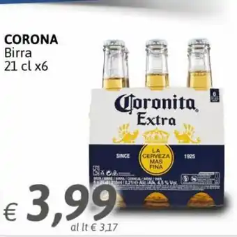 Coop Radenza Corona Birra 21 cl x 6 offerta