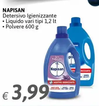 Coop Radenza Napisan Detersivo Igienizzante Liquido vari tipi 1,2 lt Polvere 600 g offerta