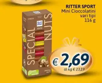 Coop Radenza Ritter Sport Mini Cioccolatini vari tipi 116 g offerta