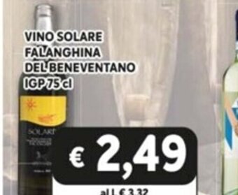 Vino Solare Falanghina Del Beneventano IGP 75 cl