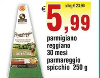 Parmareggio Parmigiano reggiano 30 mesi spicchio 250g