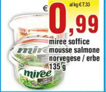 Miree Soffice mousse salmone norvegese / erbe 135g