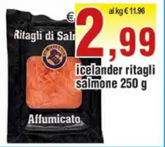 Icelander ritagli salmone 250g