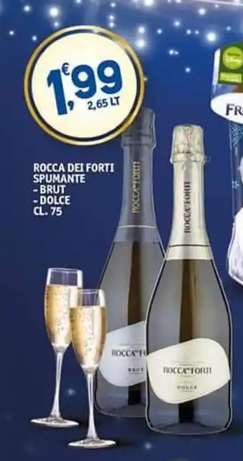Rocca Dei Forti Spumante Brut Dolce 75 cl.