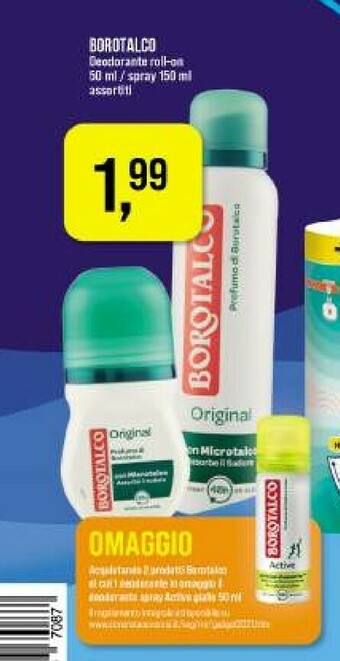 Caddy's Borotalco Deodorante offerta