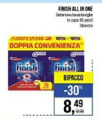 Caddy's Finish Detersivo lavastoviglie offerta