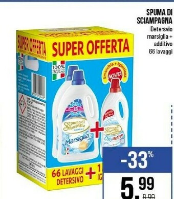 Caddy's Spuma di Sciampagna Detersivo lavatrice offerta