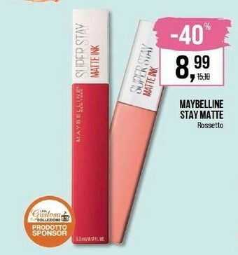 Caddy's Maybelline Rossetto offerta