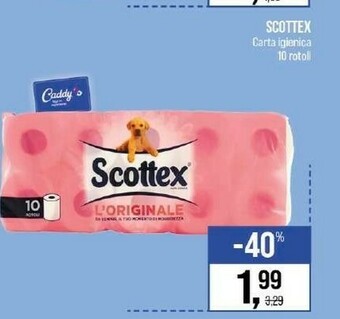Caddy's Scottex Carta igienica offerta