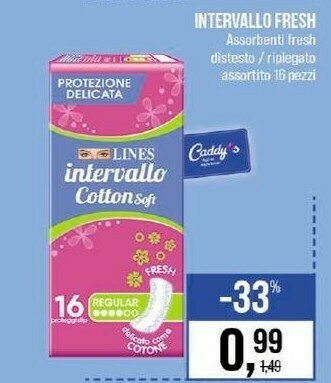 Caddy's Salvaslip offerta