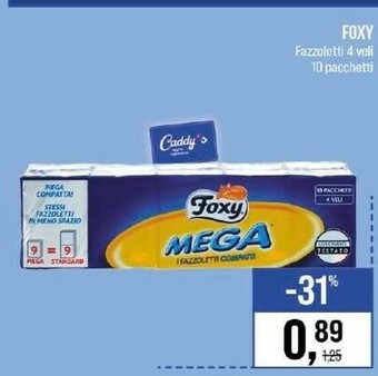 Caddy's Foxy Carta igienica offerta