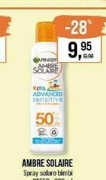 Caddy's Garnier Crema solare offerta
