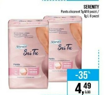 Caddy's Serenity Pannoloni offerta