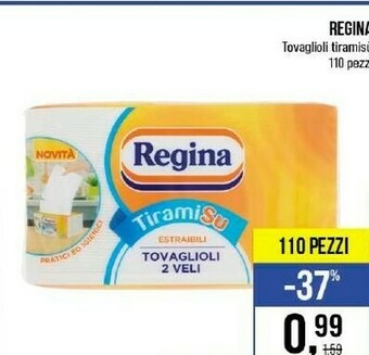 Caddy's Regina Tovaglioli offerta
