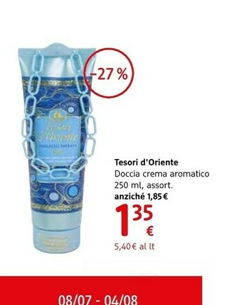 dm drogerie markt Tesori d’oriente Doccia Crema Aramatica offerta