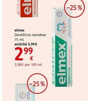 dm drogerie markt Elmex Dentifricio Sensitive offerta