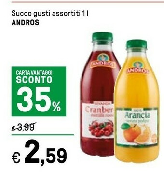 Iper La Grande Andros Succo Gusti offerta
