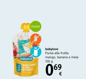 dm drogerie markt Babylove Purea Alla Frutta offerta