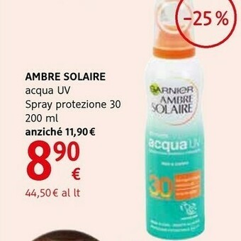 dm drogerie markt Garnier Ambre Solaire Acqua UV 200 Ml offerta