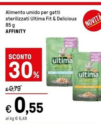 Iper La Grande Ultima Alimento Umido Per Gatti Affinity offerta