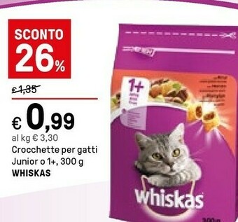 Iper La Grande Whiskas Crocchette Per Gatti offerta