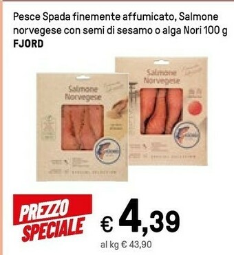 Iper La Grande Fjord Pesce Spada Finemente Affumicato offerta