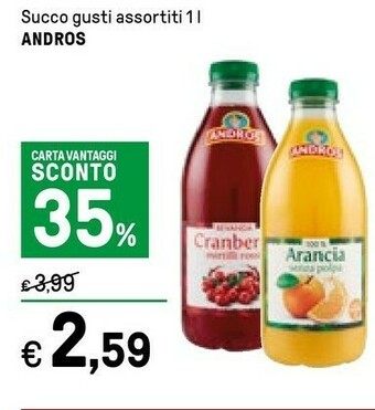 Iper La Grande Andros Succo Di Frutta offerta