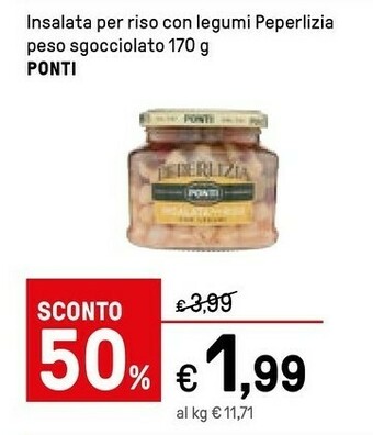 Iper La Grande Ponti Insalata Per Riso Con Legumi Peperlizia offerta