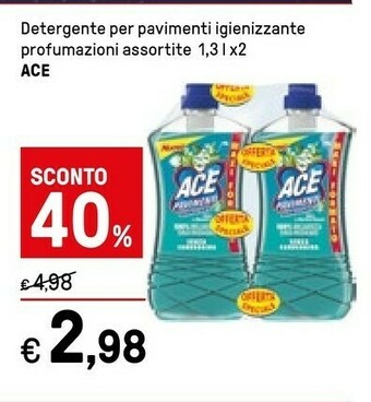 Iper La Grande Ace Detergente Per Pavimenti Igienizzante offerta