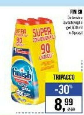 Caddy's Finish Detersivo lavastoviglie offerta