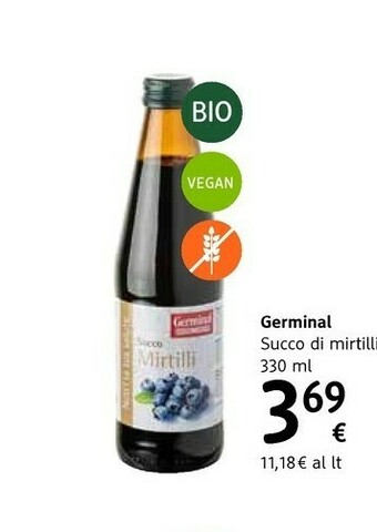 Germinal Succo Di Mirtilli 330 G(ml)