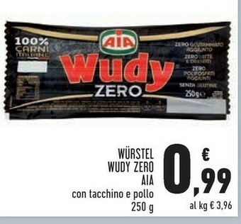 Conad Superstore Aia Wurstel Wudy Zero offerta