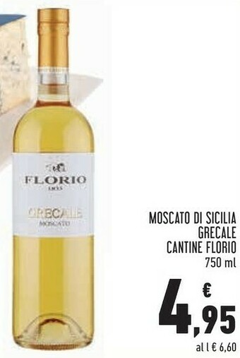 Conad Florio Grecale Moscato Vino Liquoroso 750 G(ml) offerta