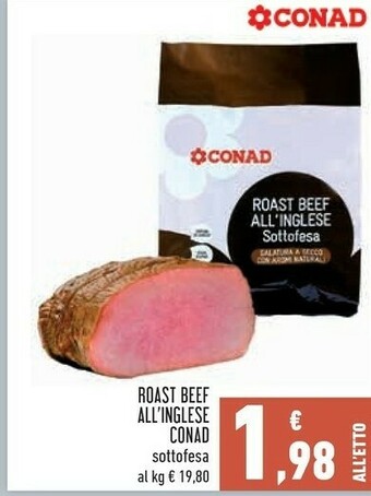 Conad Conad Roast Beef All'inglese offerta