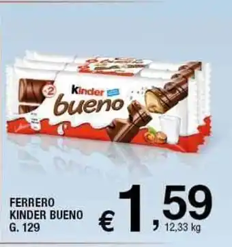 Sigma Kinder Ferrero Bueno 129 g offerta