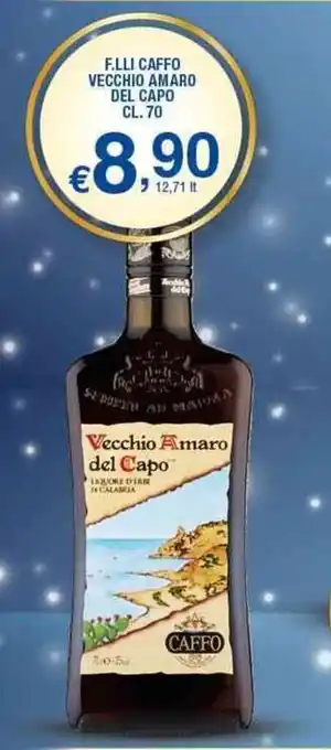 Sigma F.LLI Caffo Vecchio Amaro Del Capo 70 cl offerta