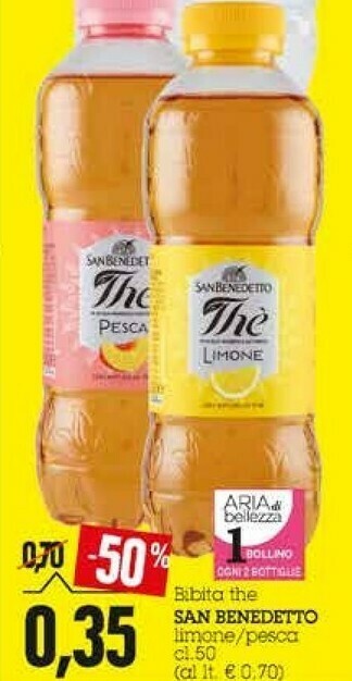 Emi Supermercati San Benedetto Bibita The Limone Pesca offerta