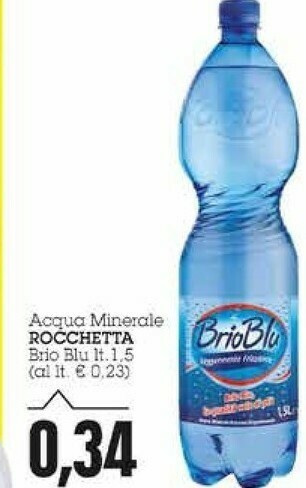 Emi Supermercati Rochetta Acqua Minerale Brio Blu offerta