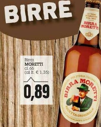Emi Supermercati Moretti Birra offerta
