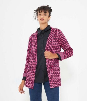 Blazer fantasia geometrica