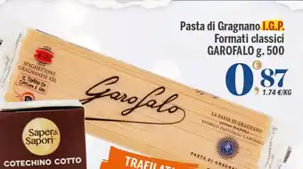 Supermercati Dok Pasta garofalo offerta
