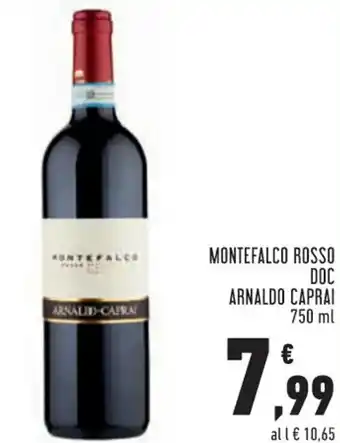 Conad Margherita Montefalco Rosso DOC Arnaldo Caprai 750 ml offerta