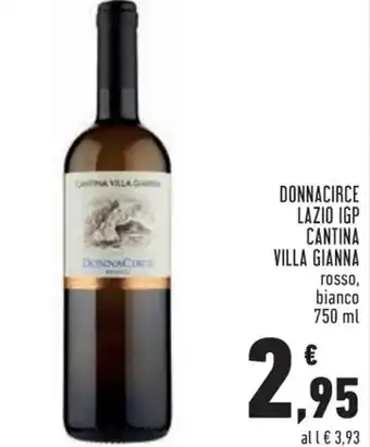 Conad Margherita Cantina Villa Gianna Donnacirce Lazio IGP Rosso, Bianco 750 ml offerta