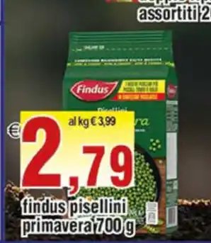 Idromarket Findus Pisellini primavera 700g offerta