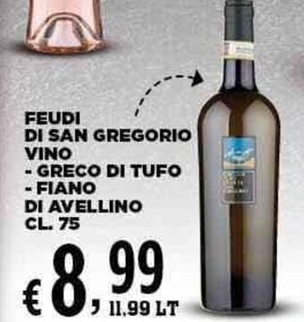 Sigma Feudi Di San Gregorio Vino Greco di Tufo, Fiano di Avellino cl. 75 offerta
