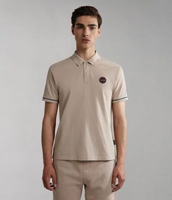 Napapijri Polo a manica corta whale offerta