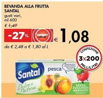 Bennet Santal Bevanda Alla Frutta offerta