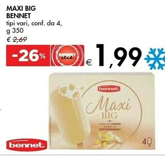 Bennet Bennet Maxi Big offerta