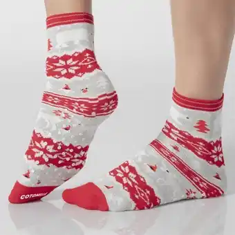 Avon Calza corta per bambini collezione natale cotonella offerta